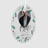 Christmas in Heaven Memorial Ornament – Personaliz (voorkant)