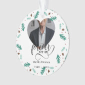 Christmas in Heaven Memorial Ornament – Personaliz (voorkant)