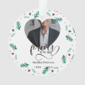 Christmas in Heaven Memorial Ornament – Personaliz (voorkant)