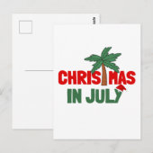 CHRISTMAS IN JULI BRIEFKAART (Voorkant / Achterkant)
