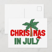 CHRISTMAS IN JULI BRIEFKAART (Voorkant / Achterkant)