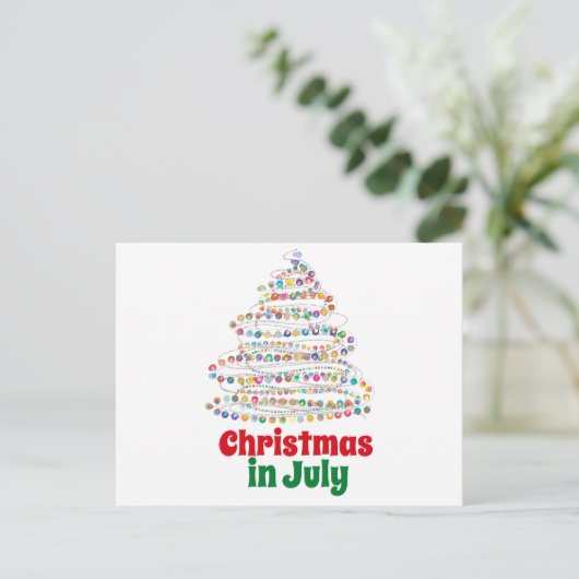 CHRISTMAS IN JULI BRIEFKAART (Staand voorkant)