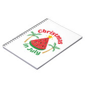 CHRISTMAS IN JULI NOTITIEBOEK (Linkerzijde)