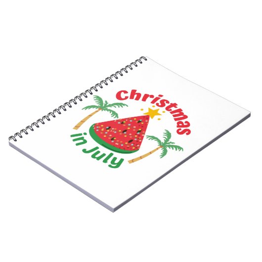 CHRISTMAS IN JULI NOTITIEBOEK (Linkerzijde)