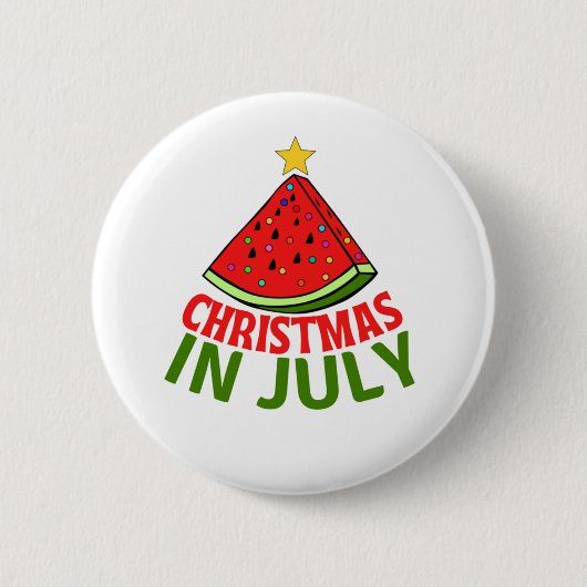 CHRISTMAS IN JULI RONDE BUTTON 5,7 CM (Voorkant)