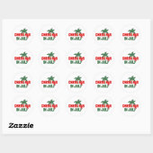 CHRISTMAS IN JULI RONDE STICKER (Vel)