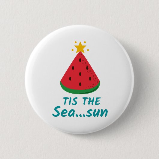 CHRISTMAS IN JULI TIS DE SEASON RONDE BUTTON 5,7 CM (Voorkant)