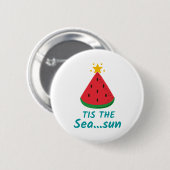 CHRISTMAS IN JULI TIS DE SEASON RONDE BUTTON 5,7 CM (Voorkant /achterkant)