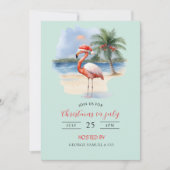 Christmas in July Custom Company Name Logo & Text Kaart (Voorkant)