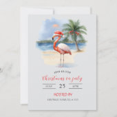Christmas in July Custom Company Name Logo & Text Kaart (Voorkant)