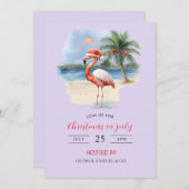 Christmas in July Custom Company Name Logo & Text Kaart (Voorkant / Achterkant)