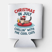 Christmas In July Daddy Mommy Chillin With The Sia Blikjeskoeler (Voorkant)