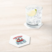 Christmas In July Daddy Mommy Chillin With The Sia Kartonnen Onderzetters (Insitu)