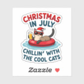 Christmas In July Daddy Mommy Chillin With The Sia Sticker (Vel)