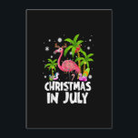 Christmas In July Flamingo Palm Tree Beach Summer Kaart<br><div class="desc">Grappig Flamingo Gift voor mannen,  Gift voor vrouwen,  echtgenote,  echtgenoot,  zoon,  dochter,  kleinzoon,  kleindochter. Design Gift Idea voor Birthday,  Kerstmis,  Jubileum,  vaderdag,  Moederdag,  passende mannen,  vrouwen,  vader,  vrouw,  leraar.</div>