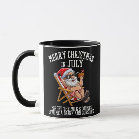 Christmas In July Forget Milk Cookies Party Santa Mok (Links)