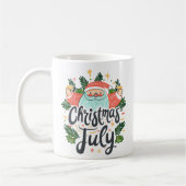 Christmas in July Fun & Festive Santa Design Koffiemok (Links)