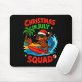 Christmas In July Funny Dachshund Dog Lover Xmas I Muismat (Met muis)