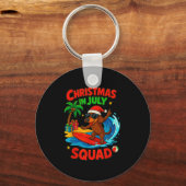 Christmas In July Funny Dachshund Dog Lover Xmas I Sleutelhanger (Voorkant)