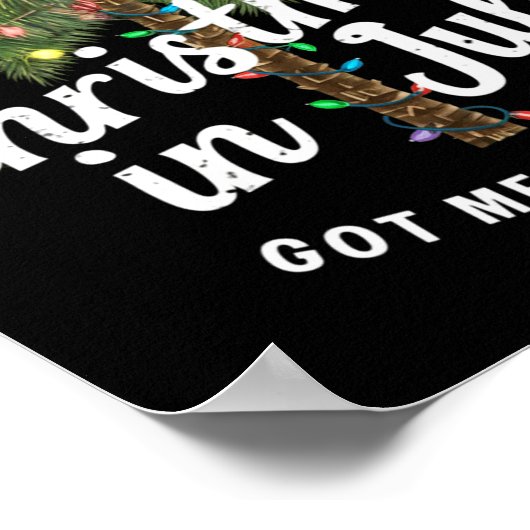 Christmas In July Got Me All Lit Up  Poster (Hoek)