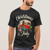 Christmas In July Hipe Rv Camng Camng Lover  T-shirt (Voorkant)