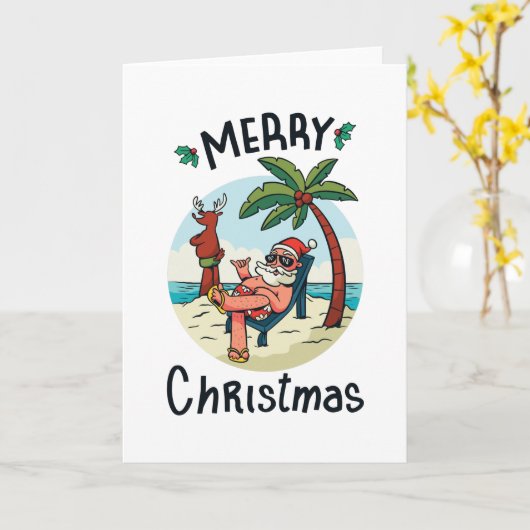 Christmas in July Kaart (Gele Bloem)