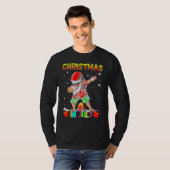 Christmas In July  Santa Dabbing Summer Santa Surf T-shirt (Voorkant volledig)
