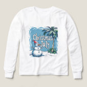 Christmas in July Snowman & Palm Tree Design (Voorkant)