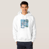 Christmas in July Snowman & Palm Tree Design Hoodie (Voorkant volledig)