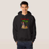 Christmas In July  Snowman Sand Palm Tree Summer_1 Hoodie (Voorkant volledig)