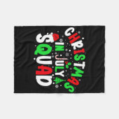 Christmas In July Squad Funny Christma Summer Men  Fleece Deken (Voorkant (Horizontaal))