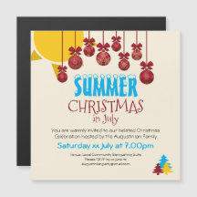 CHRISTMAS IN JULY Summer BBQ Celebration