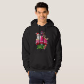 Christmas In July Summer Flamingo Float Xmas 1 Hoodie (Voorkant volledig)