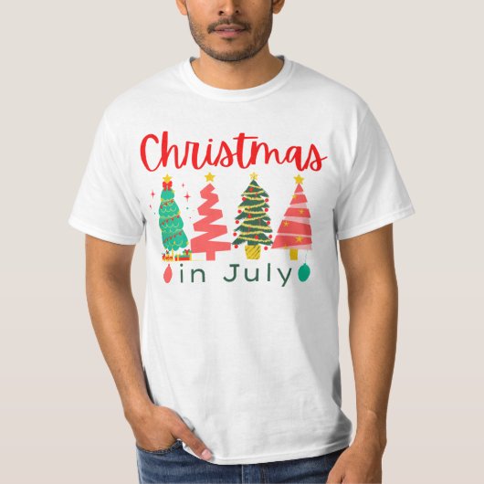 Christmas in July T-shirt (Voorkant)
