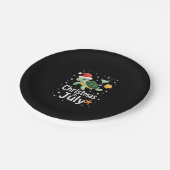 Christmas In July Turtle Summer Xmas Tortoise Wome Papieren Bordje (Gekanteld)