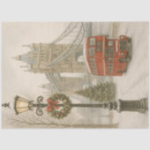Christmas in London Gift for Traveler | Holiday Tissuepapier (Voorkant)
