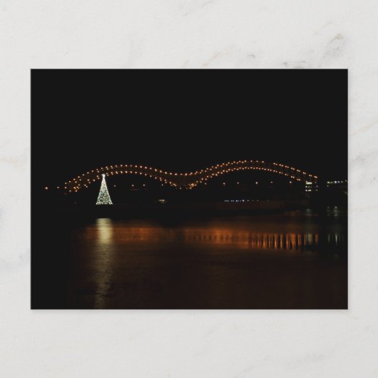 Christmas in Memphis Feestdagenkaart (Voorkant)