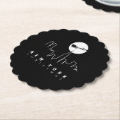 Christmas in New York City Kartonnen Onderzetters (Gekanteld)