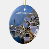 CHRISTMAS IN OOSTENRIJK KERAMISCH ORNAMENT (Rechts)