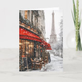 Christmas In Paris Card Kaart (Voorkant)