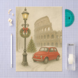 Christmas in Rome Italy – Holiday Art, Christmas  Tissuepapier
