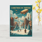 Christmas in Tartaria Card Alternate History Kaart (Gele Bloem)