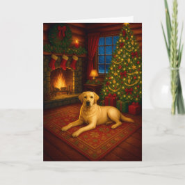 Christmas In Tennessee Labrador Holiday Card Feestdagen Kaart