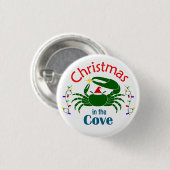 Christmas in the Cove Small Button (Voorkant /achterkant)