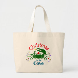 Christmas in the Cove Tote Bag (choose a size)