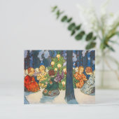 Christmas in the forest - Zdenek Guth  Briefkaart (Staand voorkant)