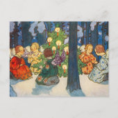 Christmas in the forest - Zdenek Guth  Briefkaart (Voorkant)