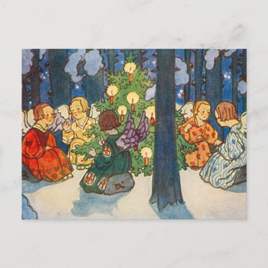 Christmas in the forest - Zdenek Guth  Briefkaart (Voorkant)