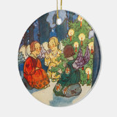 Christmas in the forest - Zdenek Guth  Keramisch Ornament (Links)