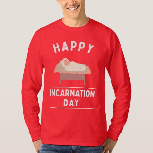 Christmas Incarnation Day Shirt met lange mouwen (Voorkant)